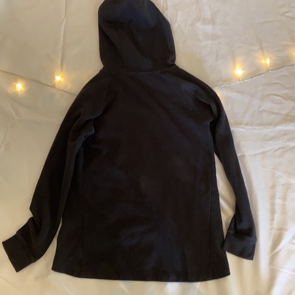 Black Nike Sweatshirt with pink and gray logo - Picture 2 of 4